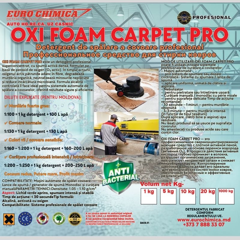 OXI FOAM CARPET PRO –5 kg